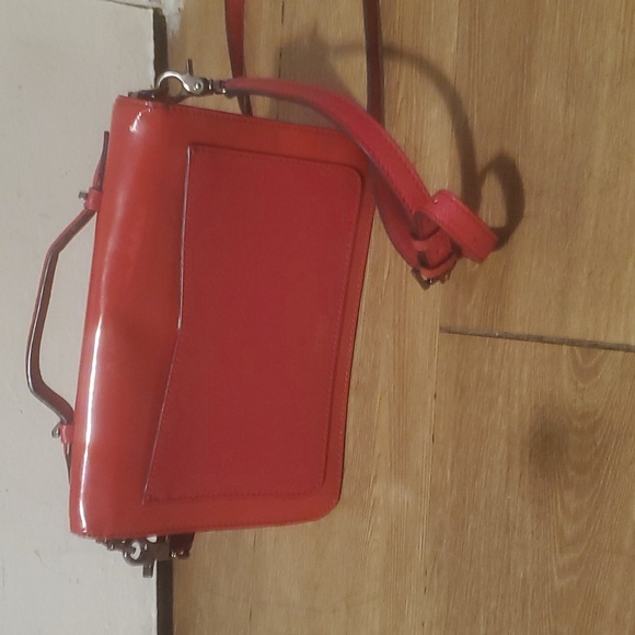 Botkier Cobble Hill Crossbody Bag in Red Patent Leather. - Picture 14 of 15